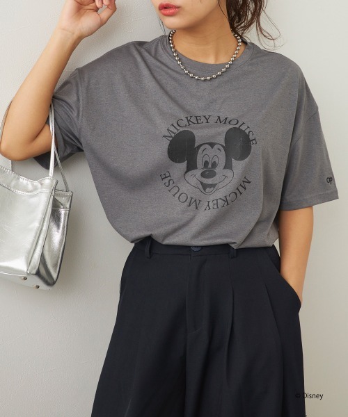 ミッキー/水陸両用半袖Tシャツ/レディース Disney tシャツ 「OP/オーピー」ミッキー/水陸両用半袖Tシャツ