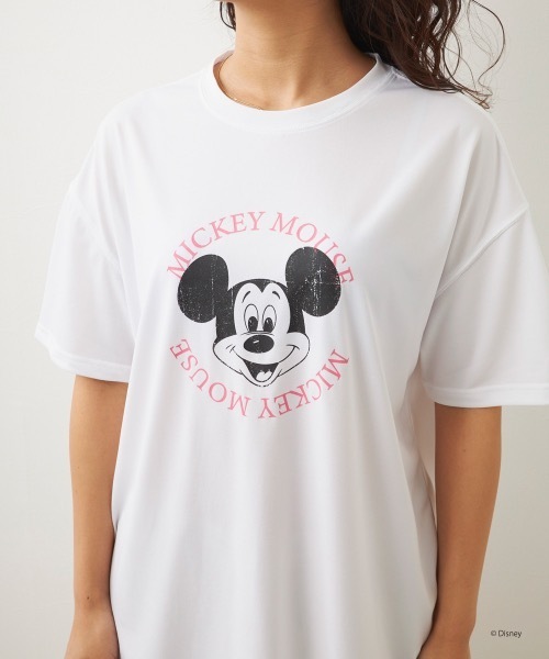 tシャツ 「OP/オーピー」ミッキー/水陸両用半袖Tシャツ/レディース レディース Disney tシャツ 「OP/オーピー」ミッキー/水陸両用半袖Tシャツ