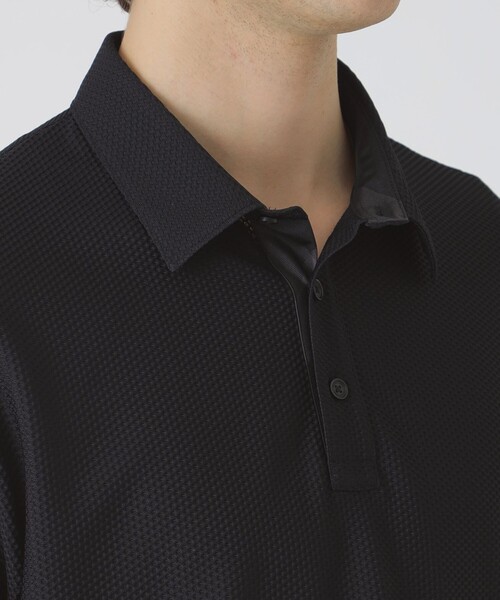 BLACK LABEL CRESTBRIDGE ポロシャツ ブラック　M ブラックレーベルクレストブリッジ BLACK LABEL CRESTBRIDGE