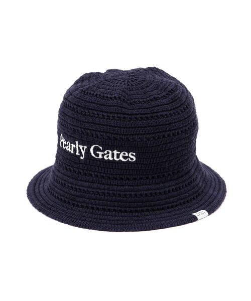 PEARLY GATES 帽子 ハット 「PEARLY GATES」サマーニットハット