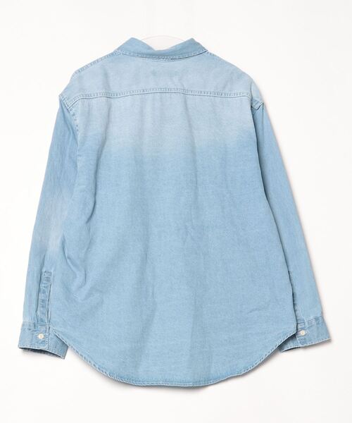 「COLLAGE GALLARDAGALANTE」 長袖シャツ FREE ブルー レディース COLLAGE GALLARDAGALANTE 「COLLAGE GALLARDAGALANTE」 長袖