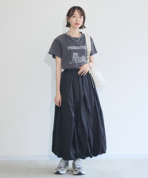 Paradise Picnic スカート cloche ランダムタックバルーン