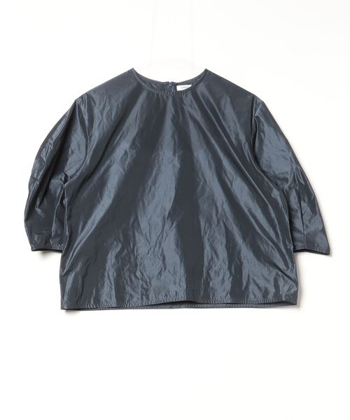 「LOEFF」 7分袖ブラウス FREE ネイビー レディース