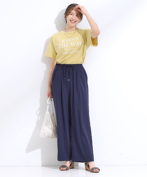DRESKIP（ドレスキップ） ワイドパンツ パンツ 「着丈選べる」触れる度