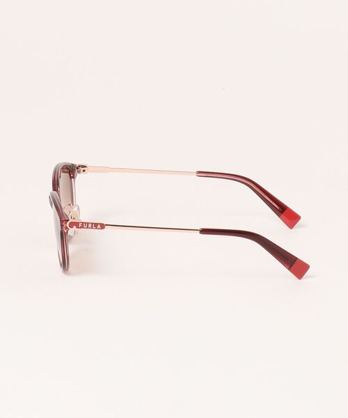 ☆美品☆【FURLA】サングラス ワインレッド FURLA サングラス【愛眼別注】（度なし）SFU743J 0T65｜愛眼公式