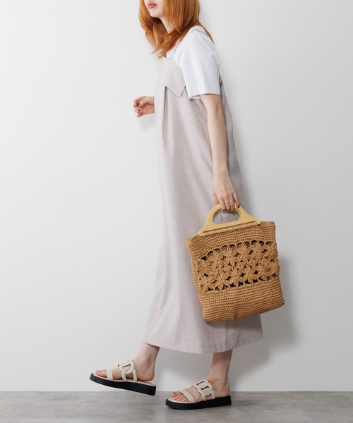 HIMIKO サンダル 「HIMIKO」カットワークトラックソールサンダル