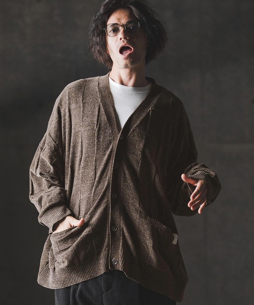 GLIMCLAP カーディガン mcg3663-Cardigan sweater-Chenille yarn