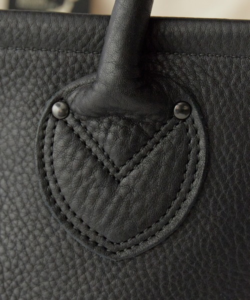 トートバッグ orSlow/オアスロウ LEATHER TOTE ブランドロゴ マチあり トートバッグ 2026年 夏 夏服 メンズ レディースの画像