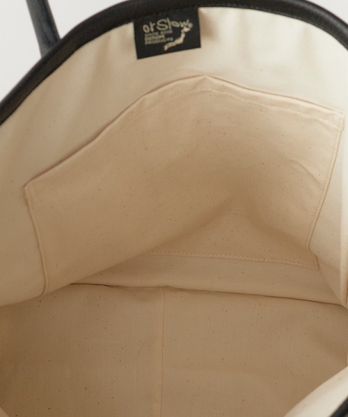 トートバッグ orSlow/オアスロウ LEATHER TOTE ブランドロゴ マチあり トートバッグ 2026年 夏 夏服 メンズ レディースの画像