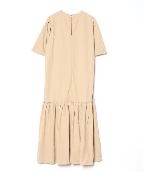 「GALLEST」 半袖ワンピース 36 ベージュ レディース_画像2