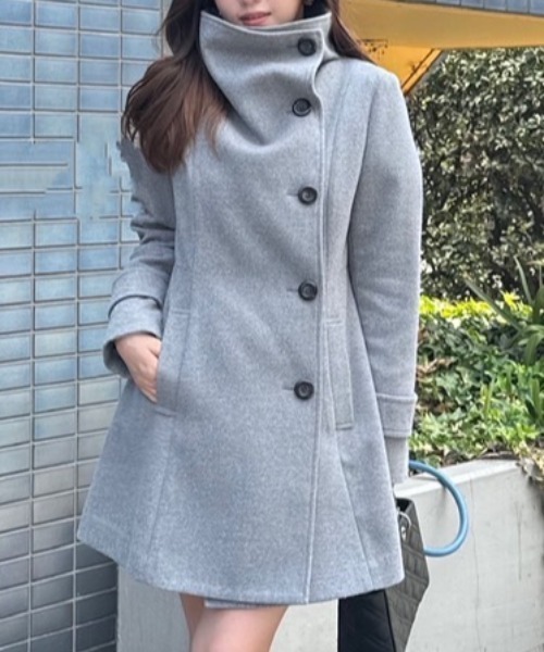 rienda（リエンダ） ステンカラーコート コート 25オーバーネック