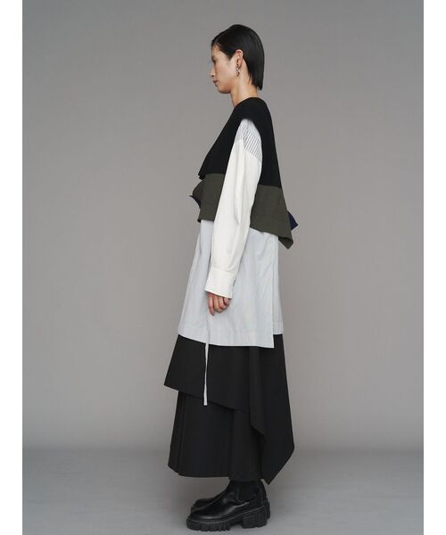 UND. ASYMME LAYERED PT / アシメレイヤードパンツ　38 UN3D.（アンスリード） パンツ ASYMME LAYERED PT / アシメレイヤード