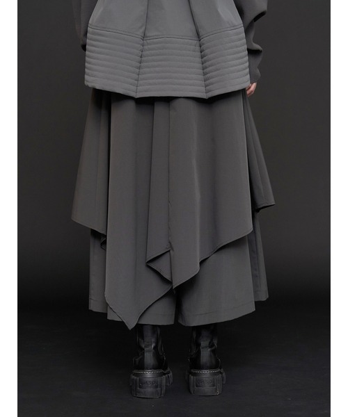 UN3D.（アンスリード） パンツ ASYMME LAYERED PT / アシメレイヤード