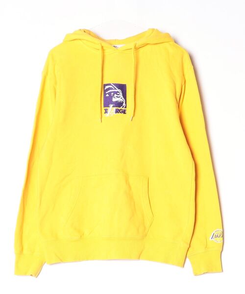 70s イエローパーカー　プルオーバー XLARGE（エクストラ ラージ） ワンポイントプルオーバーパーカー「NEW