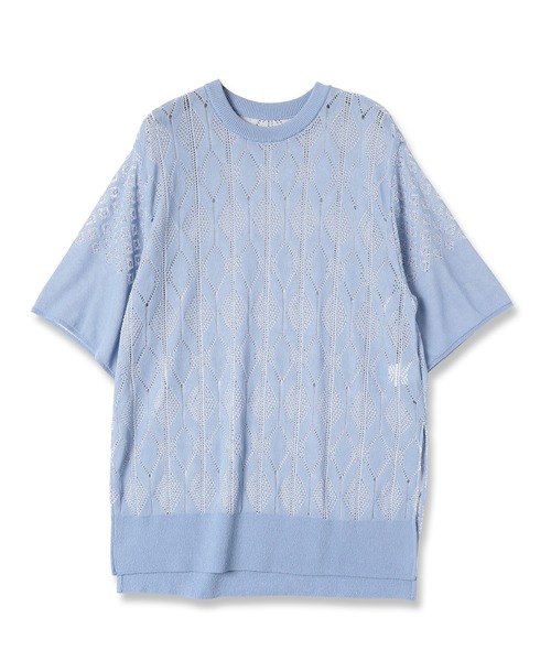 「mintdesigns」 半袖ニット 2 ホワイト レディース_画像7