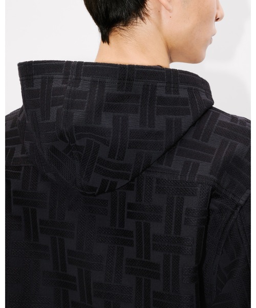 シャツ 'KENZO Weave' フーデッド オーバーシャツ メンズの画像