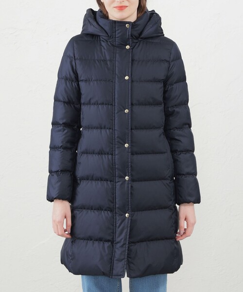 ✨ マッキントッシュフィロソフィー ロングダウンコート✨クリーニング済Mネイビー WEB&一部店舗限定】フーデットロングダウン(コート)｜MACKINTOSH