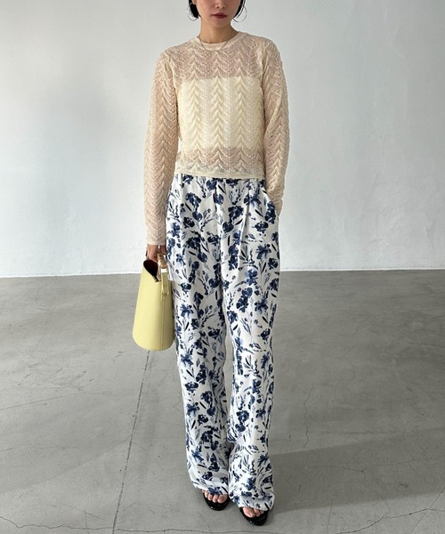 「DOUX ARCHIVES」 パンツ 38 ブルー レディース_画像7