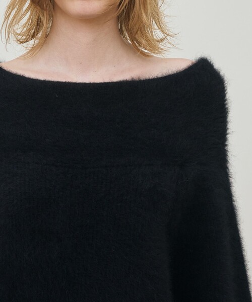 デプレ 25AW フォックスカシミヤオフショルダープルオーバー DES PRES（デプレ） ニット セーター フォックスカシミヤ オフ