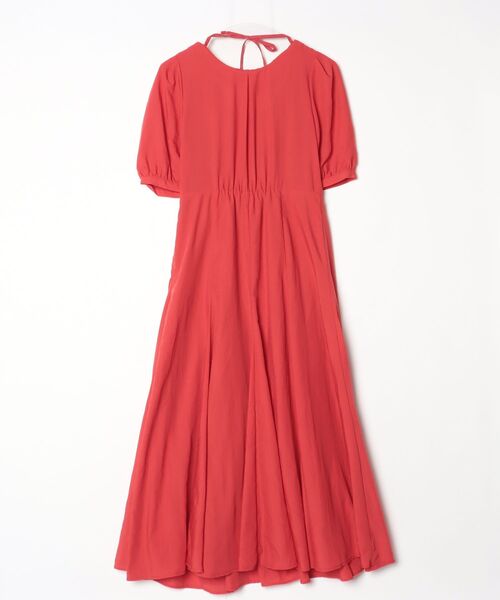 「MISCH MASCH」 半袖ワンピース M レッド レディース_画像2