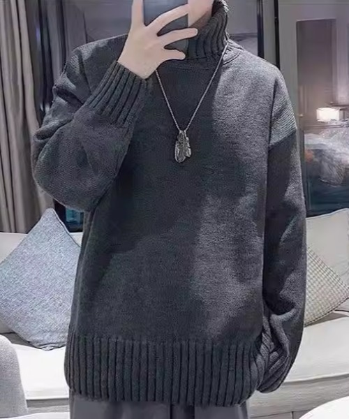 「CELENA BEATS」 長袖ニット M ホワイト メンズ_画像2