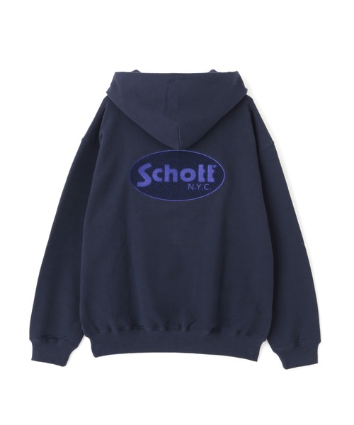 「schott」 プルオーバーパーカー MEDIUM グリーン メンズ_画像8