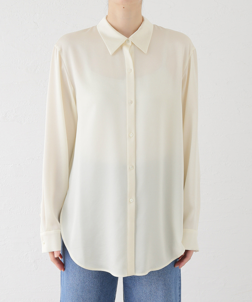 NOBLE（ノーブル） 長袖シャツ FREE ホワイト レディース : ZOZOTOWN