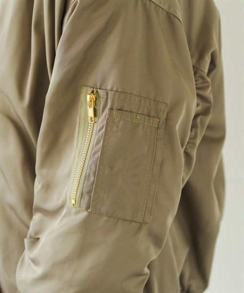 Maison INNESS ma1 ma-1 エフォートレスMA-1ボンバージャケットト(はっ