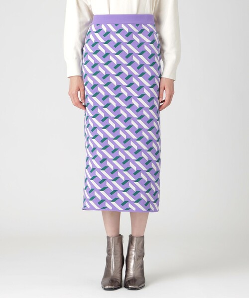 「LOVELESS」 ニットスカート 34 ブラック レディース_画像4