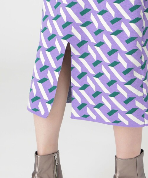 「LOVELESS」 ニットスカート 34 ブラック レディース_画像7