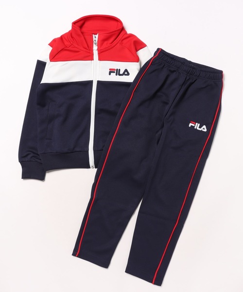 FILA（フィラ） 「KIDS」セットアップジャージ 160 ネイビー キッズ
