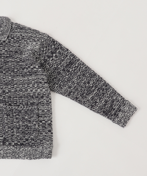 B.C STOCK（ベーセーストック） カーディガン ツイードモール ヘビー