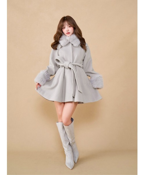 Darich（ダーリッチ） コート - グレー レディース : ZOZOTOWN Yahoo