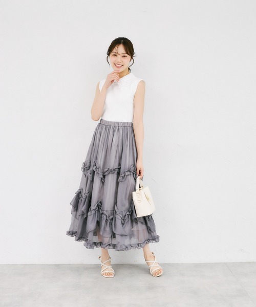 tocco closet（トッコ クローゼット） スカート 「ZOZO限定」重ね
