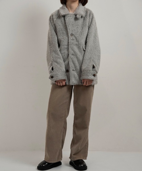lawgy（ラウジー） コート アウター 2way shaggy random button coat
