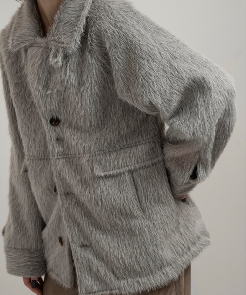 lawgy（ラウジー） コート アウター 2way shaggy random button coat