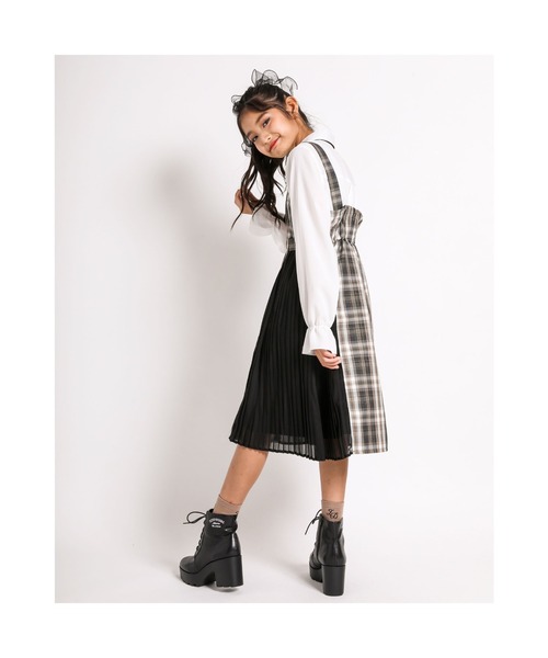 「ZIDDY」 「KIDS」キャミソールワンピース 150 ブラック キッズ_画像5