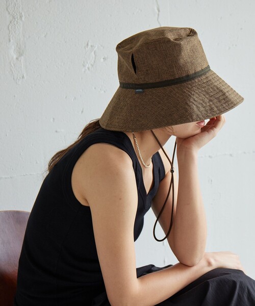 帽子 ハット 「別注」「コカゲル」 シートワイド ハット UVカット レディースの画像