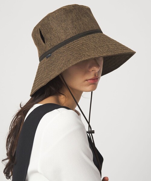 帽子 ハット 「別注」「コカゲル」 シートワイド ハット UVカット レディースの画像