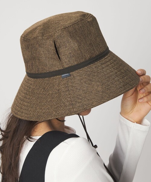 帽子 ハット 「別注」「コカゲル」 シートワイド ハット UVカット レディースの画像