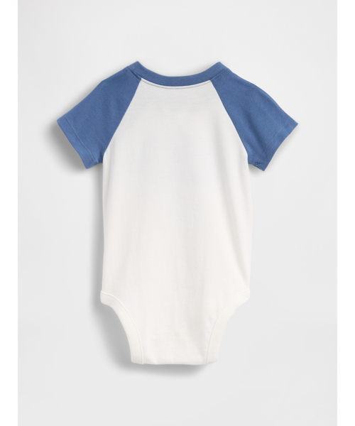 GAP（ギャップ） ベビー服 ロンパース オーガニックコットン GAPロゴ