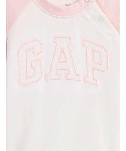 GAP（ギャップ） ベビー服 ロンパース オーガニックコットン GAPロゴ 