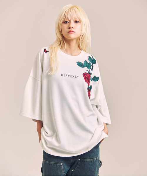「JACKROSE」 半袖Tシャツ M ブラック メンズ_画像2
