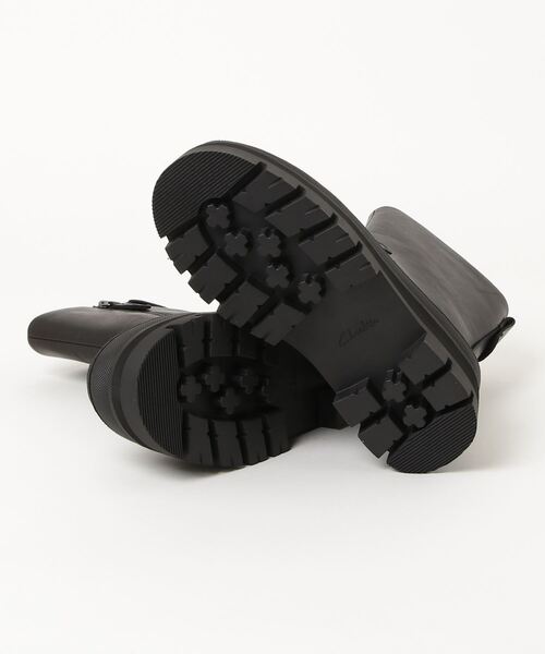 「Clarks」 ショートブーツ UK4 ブラック レディース_画像3