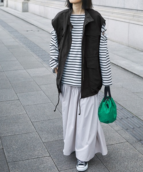 「Chaco closet」 ベスト FREE ブラック レディース_画像4