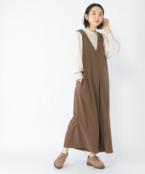 「studio CLIP」 長袖ブラウス LARGE アイボリー レディース_画像8