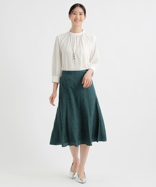 「TRANS WORK」 長袖ブラウス 38 ピンク レディース_画像3