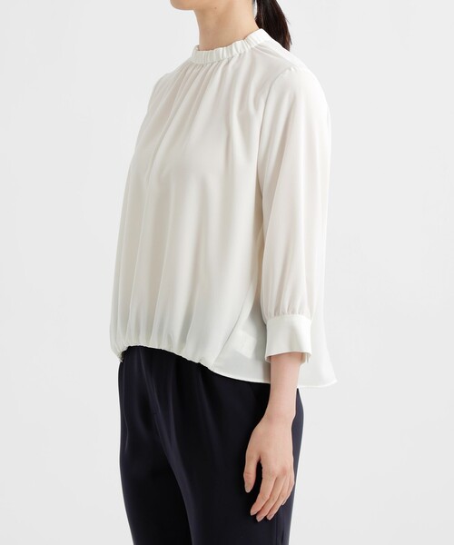 「TRANS WORK」 長袖ブラウス 38 ピンク レディース_画像9