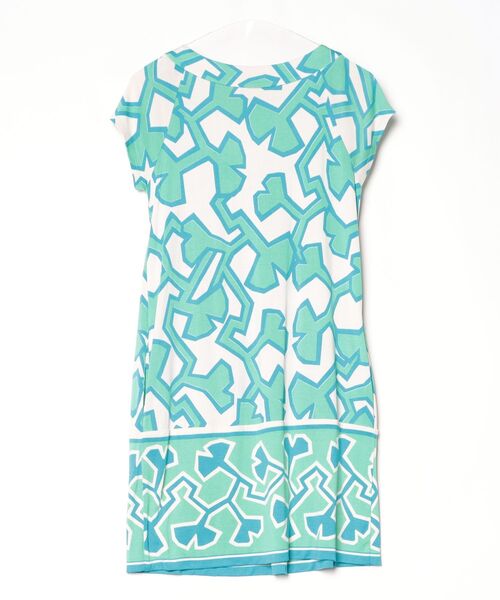 「DIANE von FURSTENBERG」 半袖ワンピース 6 ホワイト レディース_画像2