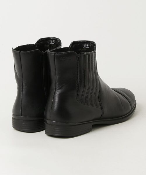 「ECCO」 ショートブーツ 38 ブラック レディース_画像2